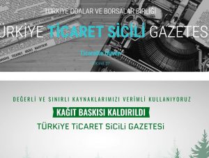 Ticaret Sicil Gazetesi Sorgulama